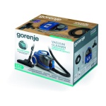 Пилосос Gorenje VCEA01GACBUCY, Blue, 800W, безмішковий, сухе прибирання, об'єм 2.2л, телескопічна трубка, насадки: міні насадка 2шт, універсальна щітка, подвійний HEPA фільтр - Зображення 4
