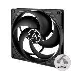 Вентилятор 140 мм, Arctic P14 PWM PST CO, Black, 140х140х27 мм, PWM, 200-1700 об/хв, 4-pin, гідравлічний підшипник (ACFAN00126A)