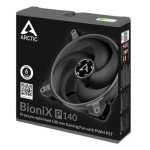 Вентилятор 140 мм, Arctic BioniX P140, Grey, 140х140х28 мм, PWM, 200-1950 об/хв, 4-pin, гідравлічний підшипник (ACFAN00159A) - Зображення 6