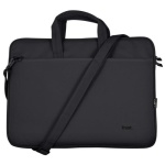 Сумка 16" Trust Bologna Slim, Black, поліестер, 41 x 29 x 2 см (24447) - Зображення 4