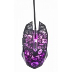 Миша Gembird MUS-6B-GRAFIX-01, оптика, Black USB, 3600 DPI, підсвічування - Зображення 4