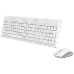 Комплект бездротовий Rapoo 8210M, White, Optical, Bluetooth+Wireless, клавіатура+миша - Зображення 2