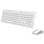 Комплект бездротовий Rapoo 8210M, White, Optical, Bluetooth+Wireless, клавіатура+миша - Зображення 2