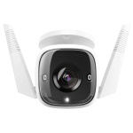 IP камера TP-Link Tapo C310, White, 3 Мп (2304x1296/15 fps), 1/2.7" CMOS, H.264, f/2.2, f=3.89 мм, WiFi (2.4 GHz), день/ніч, ІЧ-підсвічування 850 нм до 30 м, двосторонній аудіозв'язок, microSD, IP66, iOS 10+ / Android 5.0+ - Зображення 2
