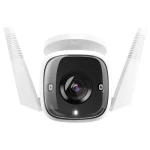 IP камера TP-Link Tapo C310, White, 3 Мп (2304x1296/15 fps), 1/2.7" CMOS, H.264, f/2.2, f=3.89 мм, WiFi (2.4 GHz), день/ніч, ІЧ-підсвічування 850 нм до 30 м, двосторонній аудіозв'язок, microSD, IP66, iOS 10+ / Android 5.0+ - Зображення 2