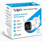 IP камера TP-Link Tapo C310, White, 3 Мп (2304x1296/15 fps), 1/2.7" CMOS, H.264, f/2.2, f=3.89 мм, WiFi (2.4 GHz), день/ніч, ІЧ-підсвічування 850 нм до 30 м, двосторонній аудіозв'язок, microSD, IP66, iOS 10+ / Android 5.0+ - Зображення 3