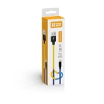 Кабель USB AM - Lightning, 1 м, Yellow/Blue, ColorWay, 2.4A (CW-CBUL052-BLY) - Зображення 6