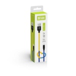 Кабель USB 2.0 AM - microUSB (5P), 1 м, Yellow/Blue, ColorWay, 2.4A (CW-CBUM052-BLY) - Зображення 6