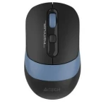 Миша A4Tech Fstyler FB10CS, Ash Blue, USB, бездротова, оптична, BT+RF (Combo), 1200/1600/2000/2400 dpi, 125 Hz, 4 кнопки, вбудований Li акумулятор