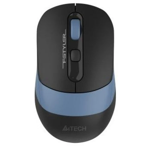 Миша A4Tech Fstyler FB10CS, Ash Blue, USB, бездротова, оптична, BT+RF (Combo), 1200/1600/2000/2400 dpi, 125 Hz, 4 кнопки, вбудований Li акумулятор