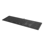 Клавіатура A4Tech FX60 "Fstyler", Black/Grey, USB, біле LED підсвічування, ультратонка, перемикачі Scissor, 12 мультимедійних кнопок, захист від бризок, 1.5 м, UA/RU/US - Зображення 2