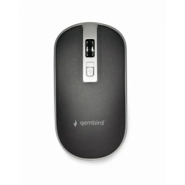 Миша Gembird MUSW-4B-06-BS бездротова, Black/Grey, 1600 dpi, USB, 1xAA