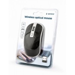 Миша Gembird MUSW-4B-06-BS бездротова, Black/Grey, 1600 dpi, USB, 1xAA - Зображення 4
