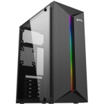 Корпус GTL N3202C Mandalorian Black, без БЖ, Mid Tower, ATX / Micro ATX / Mini ITX, 2xUSB 3.0, CPU - 150 мм / VGA - 310 мм, бічна панель з акрилу (GTL3202C)