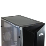 Корпус GTL N3202C Mandalorian Black, без БЖ, Mid Tower, ATX / Micro ATX / Mini ITX, 2xUSB 3.0, CPU - 150 мм / VGA - 310 мм, бічна панель з акрилу (GTL3202C) - Зображення 5