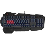 Клавіатура Bloody B318 Black, USB, ігрова, мультимедійна, захист від вологи, 8 Light strike