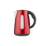 Електрочайник Ardesto EKL-F300R, Red, 1.7л, 2200Вт, нержавіюча сталь/ пластик, захист від перегріву та автоматичне відключення при відсутності води