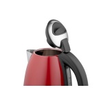 Електрочайник Ardesto EKL-F340R, Red, 2200 Вт, 1.7 л, дисковий, індикатор роботи, корпус пластик/метал, захист від перегріву та автоматичне відключення при відсутності води - Зображення 2