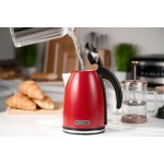 Електрочайник Ardesto EKL-F340R, Red, 2200 Вт, 1.7 л, дисковий, індикатор роботи, корпус пластик/метал, захист від перегріву та автоматичне відключення при відсутності води - Зображення 7