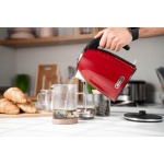 Електрочайник Ardesto EKL-F340R, Red, 2200 Вт, 1.7 л, дисковий, індикатор роботи, корпус пластик/метал, захист від перегріву та автоматичне відключення при відсутності води - Зображення 8