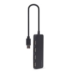 Хаб USB Gembird UHB-CM-U2P4-01, Black, Type-C 2.0 - 4xUSB 2.0, кабель 30 см - Зображення 2