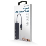 Хаб USB Gembird UHB-CM-U2P4-01, Black, Type-C 2.0 - 4xUSB 2.0, кабель 30 см - Зображення 3