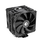 Кулер для процесора ID-Cooling SE-225-XT Black V2, 2x120 мм, алюміній/мідь, Intel: 2066, 2011, 1700, 1200, 1150, 1151, 1155, 1156, AMD: AM4/AM5, 150х128х108 мм, 4-pin PWM, до 220 Вт