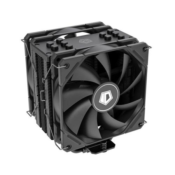 Кулер для процесора ID-Cooling SE-225-XT Black V2, 2x120 мм, алюміній/мідь, Intel: 2066, 2011, 1700, 1200, 1150, 1151, 1155, 1156, AMD: AM4/AM5, 150х128х108 мм, 4-pin PWM, до 220 Вт