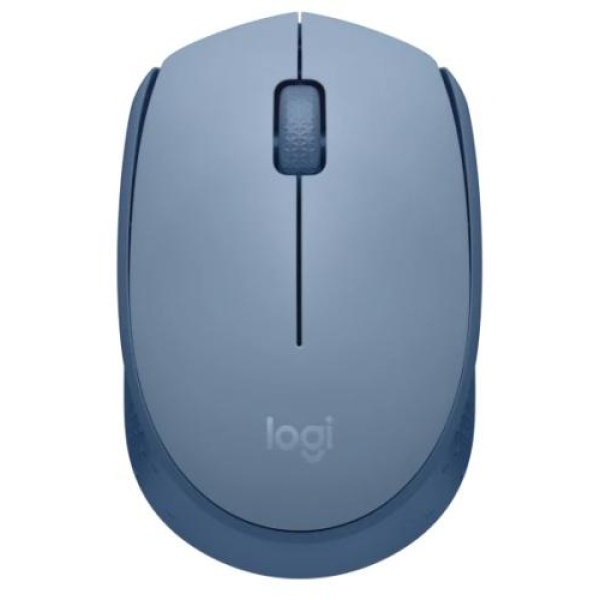 Миша бездротова Logitech M171, Blue/Grey, USB (2.4 GHz), 1000 dpi, 3 кнопки, 1xAA (910-006866)