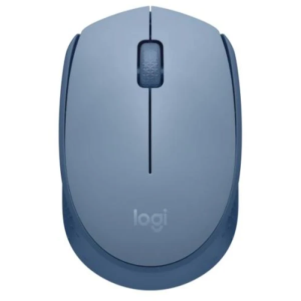 Миша бездротова Logitech M171, Blue/Grey, USB (2.4 GHz), 1000 dpi, 3 кнопки, 1xAA (910-006866)
