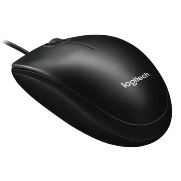 Миша Logitech M100, Black, USB, оптична, 1000 dpi, 3 кнопки, 1.8 м (910-006652)