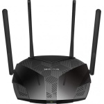 Роутер Mercusys MR80X Wi-Fi 802.11ax, 2976Mb, 3 LAN 10/100/1000Mb, Wi-Fi 6