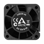 Вентилятор 40 мм, Arctic S4028-6K, Black, 40х40х28 мм, PWM, 250-6000 об/хв, 4-pin (ACFAN00185A) - Зображення 2