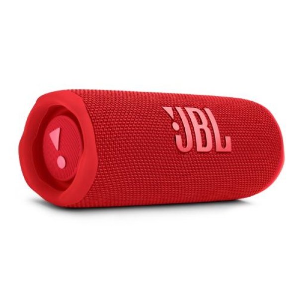 Колонка портативна 2.0 JBL Flip 6, Red, 30 Bт, Bluetooth, живлення від акумулятора, 4800 mAh, IPX7 водонепроникна (JBLFLIP6RED)