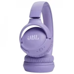 Навушники бездротові JBL Tune 520BT, Purple, Bluetooth, мікрофон, акумулятор 450 mAh, технологія "Pure Bass", підтримка Siri та Google Now (JBLT520BTPUREU) - Зображення 8