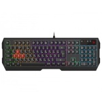 Клавіатура Bloody B135N, Black, USB, ігрова, неонове підсвічування