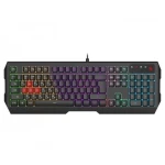 Клавіатура Bloody B140N, Black, USB, ігрова, неонове підсвічування