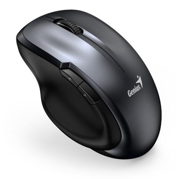 Миша бездротова Genius Ergo 8200S, Iron Grey, USB 2.4 GHz, оптична (сенсор BlueEye), 1200 dpi, 5 кнопок, 1xAA