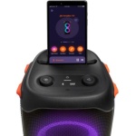 Колонка портативна 2.0 JBL PartyBox 110, 2 x 80 Вт, Bluetooth, поликарбонат/металл, управление сверху (JBLPARTYBOX110EU) - Зображення 8
