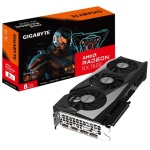 Відеокарта Radeon RX 7600, Gigabyte, GAMING OC, 8Gb GDDR6, 128-bit, 2xHDMI/2xDP, 2755/18000 MHz, 8-pin (GV-R76GAMING OC-8GD)