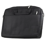 Сумка для ноутбука 17.3" Okade B023, Black, нейлон, додатковий захист відсіку для ноутбука, плечовий ремінь, металева блискавка, велика кишеня для аксесуарів, тримач для валізи