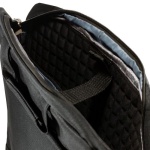 Сумка для ноутбука 17.3" Okade B023, Black, нейлон, додатковий захист відсіку для ноутбука, плечовий ремінь, металева блискавка, велика кишеня для аксесуарів, тримач для валізи - Зображення 4