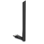 Мережевий адаптер Mercusys MU6H, Black, USB, WiFi 5, 5 GHz (433 Мбіт/с) / 2.4 GHz (200 Мбіт/с), 1 зовнішня антена з високим коефіцієнтом посилення 5 дБі - Зображення 2