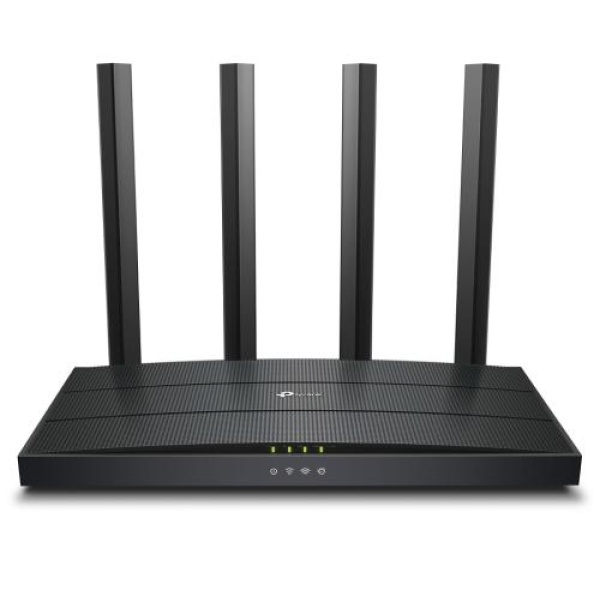 Роутер TP-LINK Archer AX12, Wi-Fi 6 802.11ax, до 1501 Mb/s, 2.4/5GHz, 3 LAN 10/100/1000 Mb/s, RJ45 10/100/1000Mb/s (GE), 4 зовнішні антени