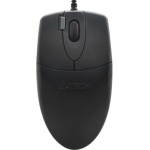 Миша A4Tech OP-620DS, Black, USB, оптична, 1000 dpi, 4 кнопки, безшумний клік, 1.5 м