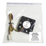 Вентилятор 40 мм, Cooling Baby, Black, 40х40х10 мм, 5000 об/хв, 22 дБ, 12V / 0.11A, 3-pin (4010 3PS) - Зображення 4