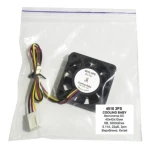 Вентилятор 40 мм, Cooling Baby, Black, 40х40х10 мм, 5000 об/хв, 22 дБ, 12V / 0.11A, 3-pin (4010 3PS) - Зображення 4