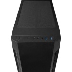 Корпус Chieftec Elox AS-01B-OP Black, без БЖ, Mid Tower, ATX / Micro ATX / Mini-ITX, 1xUSB 2.0, 2xUSB 3.2, 1x120 мм Fan - Зображення 3