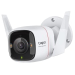 IP камера TP-Link Tapo C325WB, White, 4 Мп (2688x1520), 1/1.79" CMOS, H.264, f/1.0, WiFi (2.4 GHz), кут огляду 127°, день/ніч, двосторонній аудіозв'язок , microSD, IP66, iOS 10+ / Android 5.0+