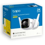 IP камера TP-Link Tapo C325WB, White, 4 Мп (2688x1520), 1/1.79" CMOS, H.264, f/1.0, WiFi (2.4 GHz), кут огляду 127°, день/ніч, двосторонній аудіозв'язок , microSD, IP66, iOS 10+ / Android 5.0+ - Зображення 2